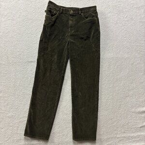Lauren Jeans Co Ralph Lauren Corduroy Jeans Womens Size 8 Olive Green Beautiful